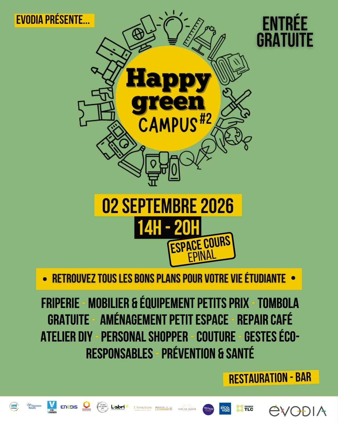 Happy Green Campus 2 septembre 2026